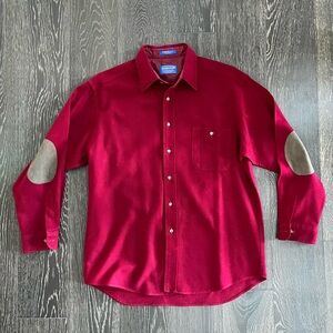 Wool Pendleton button down shirt